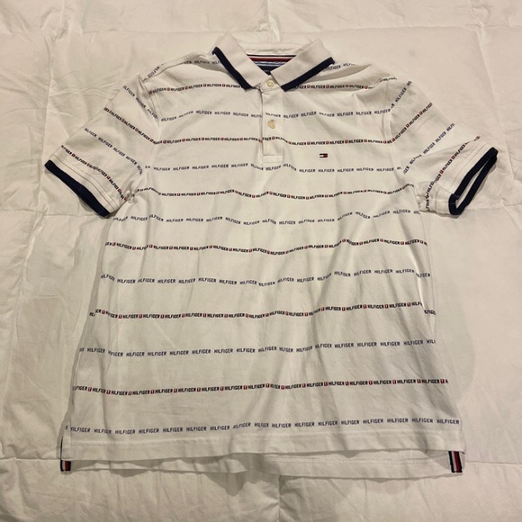 Men’s Tommy Hilfiger Polo Shirt Size Medium - Picture 1 of 3